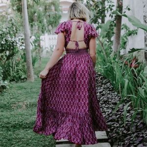 Maxi Dress with back cut out